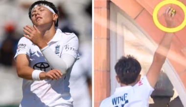 England cricket fans in meltdown as TV cameras spot Issy Wong’s Rubik’s Cube controversy