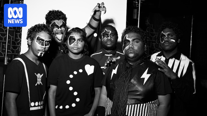 Meet Mulga Bore Hard Rock, the Indigenous desert cousins keeping the spirit of AC/DC alive
