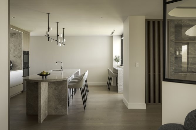 The stunning kitchen.