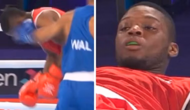 Huge boxing knockout at Commonwealth Games as star sent through ropes