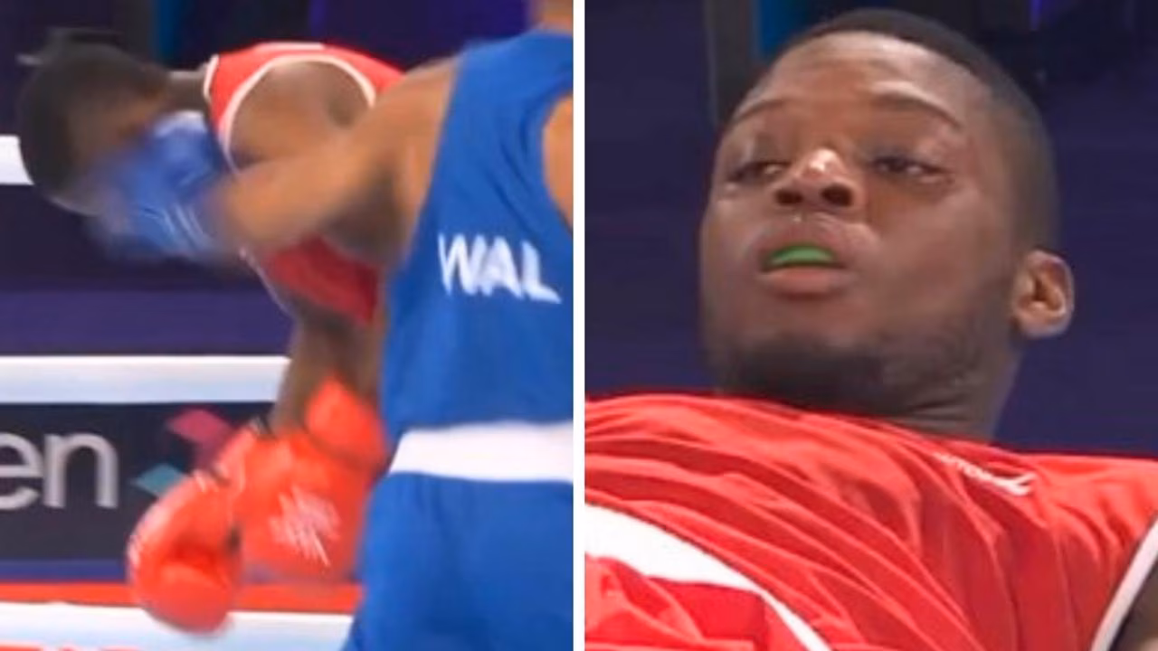 Huge boxing knockout at Commonwealth Games as star sent through ropes