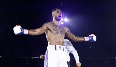 Boxing - Tony Yoka v Petar Milas - Roland Garros, Paris, France - September 10, 2021 Tony Yoka celebrates winning his fight against Petar Milas REUTERS/Christian Hartmann