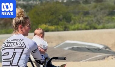 Lauren Reynolds embraces motherhood at home UCI BMX Racing World Championships in Brisbane