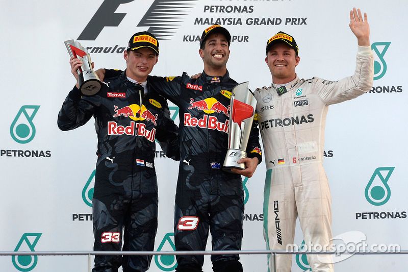 Max Verstappen, Red Bull, Daniel Ricciardo, Red Bull, Nico Rosberg, Mercedes