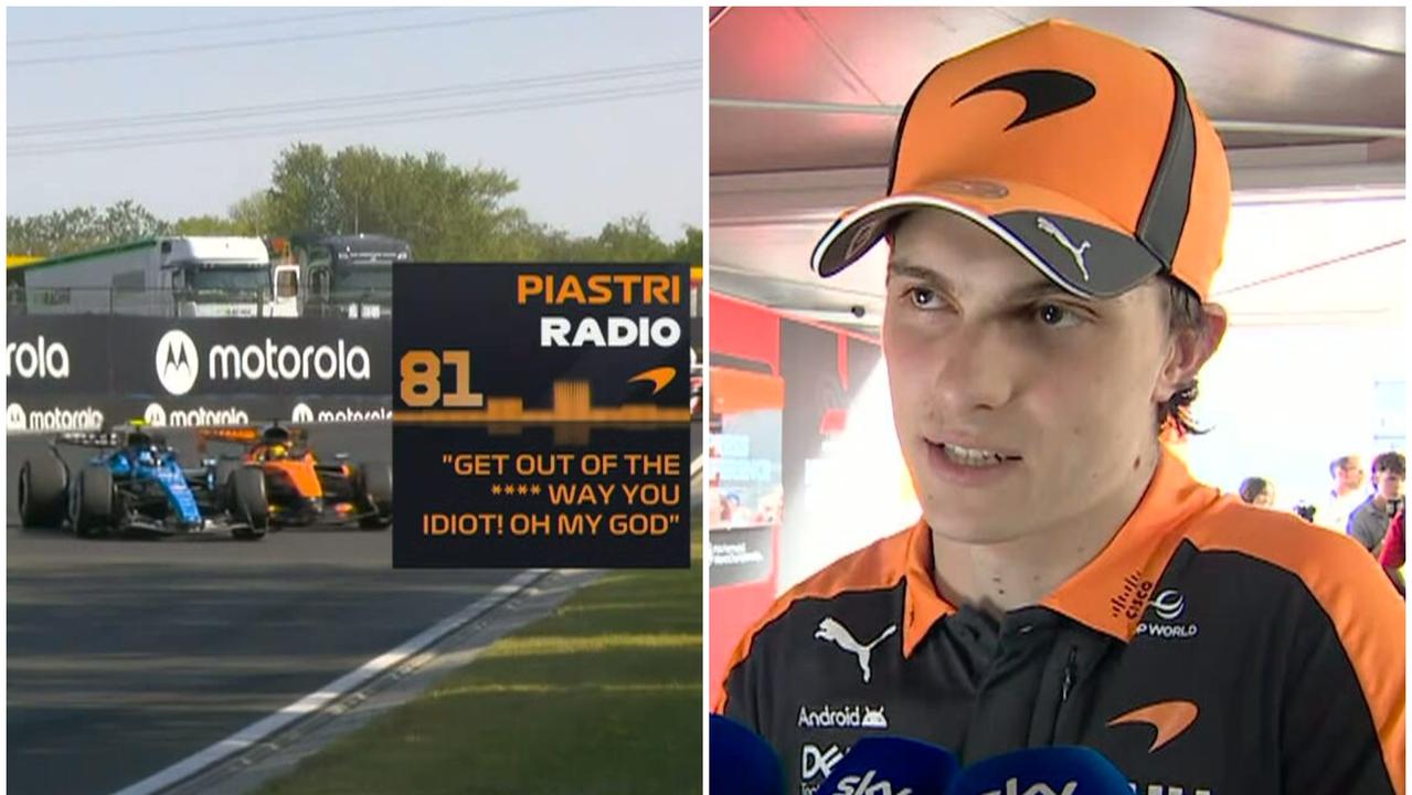 Oscar Piastri and Carlos Sainz incident