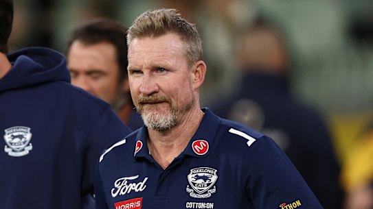 Nathan Buckley has reintegrated to coaching at the Cats
