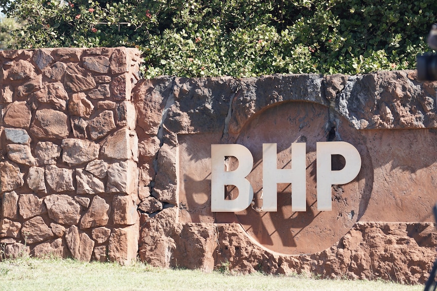 BHP sign