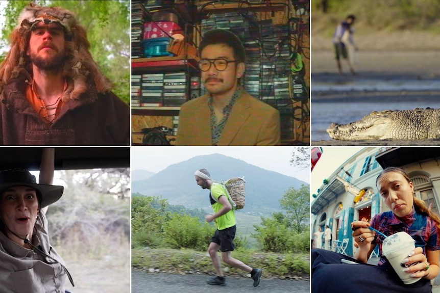 Six images of people all around the world.