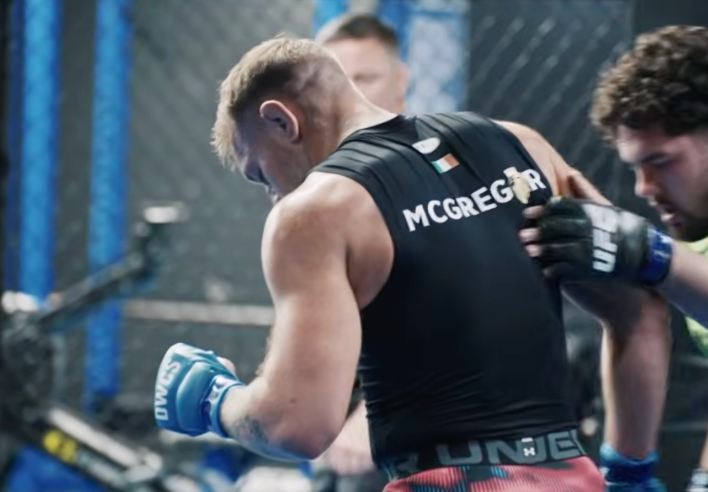 UFC Releases Footage Of When McGregor Broke His Toe