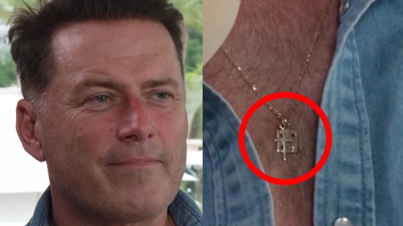 The jewellery detail everyone's talking about in Karl Stefanovic's interview with Piers Morgan after Nine axing
