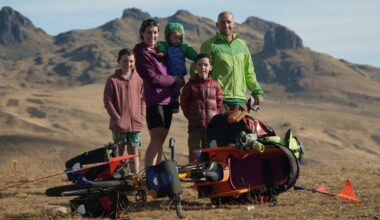 Flowerpot family of five wins adventure award after 700-day cycling trip