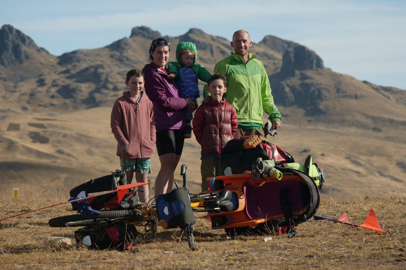 Flowerpot family of five wins adventure award after 700-day cycling trip