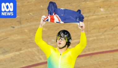 Australian team sprinters cap off joyous first night of cycling at Glasgow Commonwealth Games