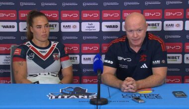 NRLW 2026: Rugby sevens star Teagan Levi stars in debut, scores, Sydney Roosters vs Gold Coast Titans highlights