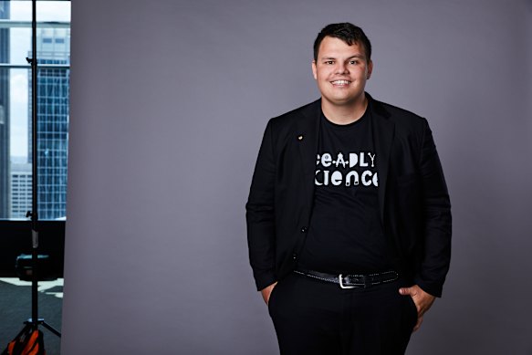 Corey Tutt: “I was explaining to some young Indigenous kids about scientific things of our people, and one of them said, ‘That’s deadly’, so it went from there.”