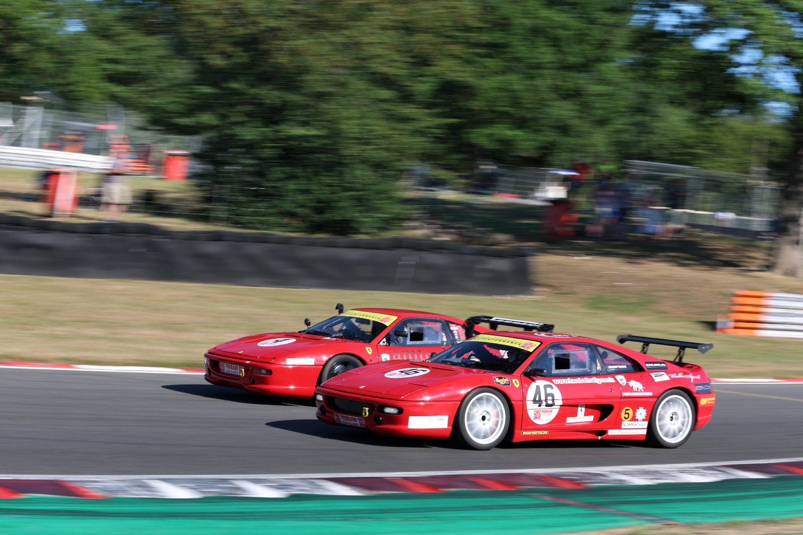 Simpson (r) and Mogridge shared the Ferrari honours