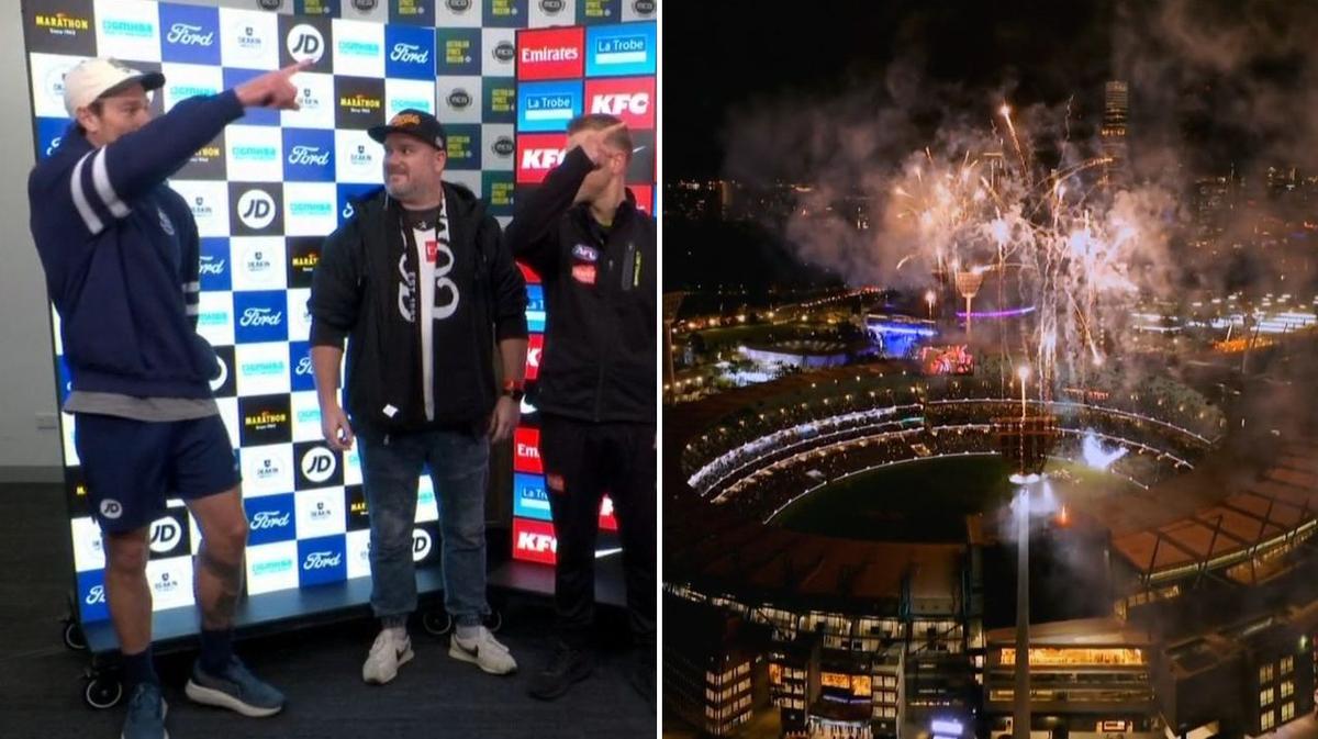 Collingwood and Geelong break AFL tradition with ‘unique’ pre-match ahead of blockbuster MCG clash