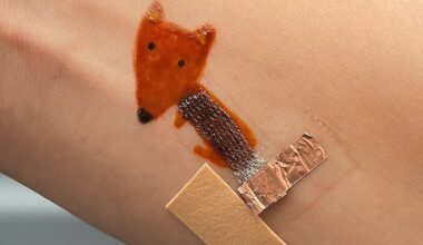 e-tattoos: a fierce shark and a shy tiger could monitor your health