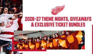 Detroit Red Wings announce 2026-27 theme games and promotional schedule