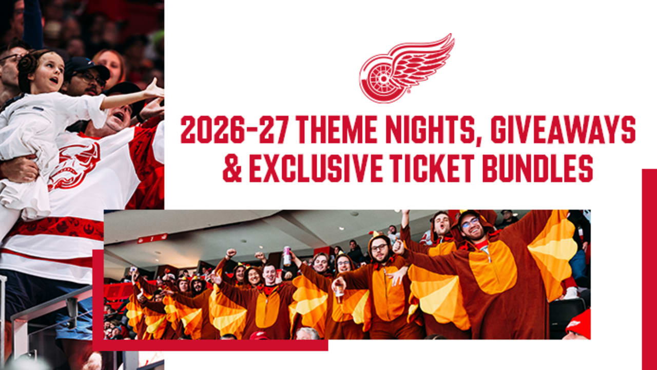 Detroit Red Wings announce 2026-27 theme games and promotional schedule
