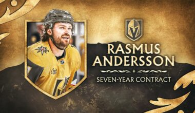 Golden Knights Sign Rasmus Andersson to Seven-Year Contract