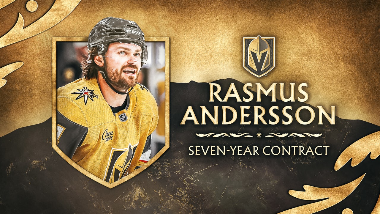 Golden Knights Sign Rasmus Andersson to Seven-Year Contract