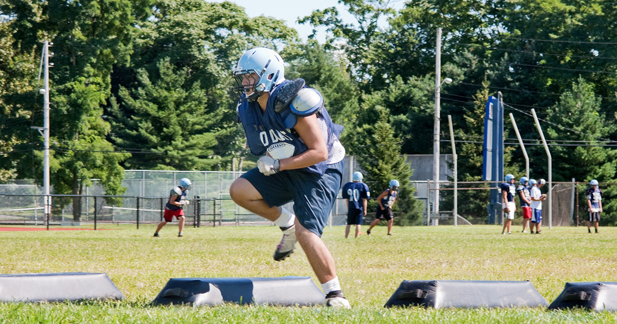 Helmetless tackling training reduces head impacts in high school football