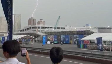 Formula E paddock evacuated as severe storm strikes Tokyo