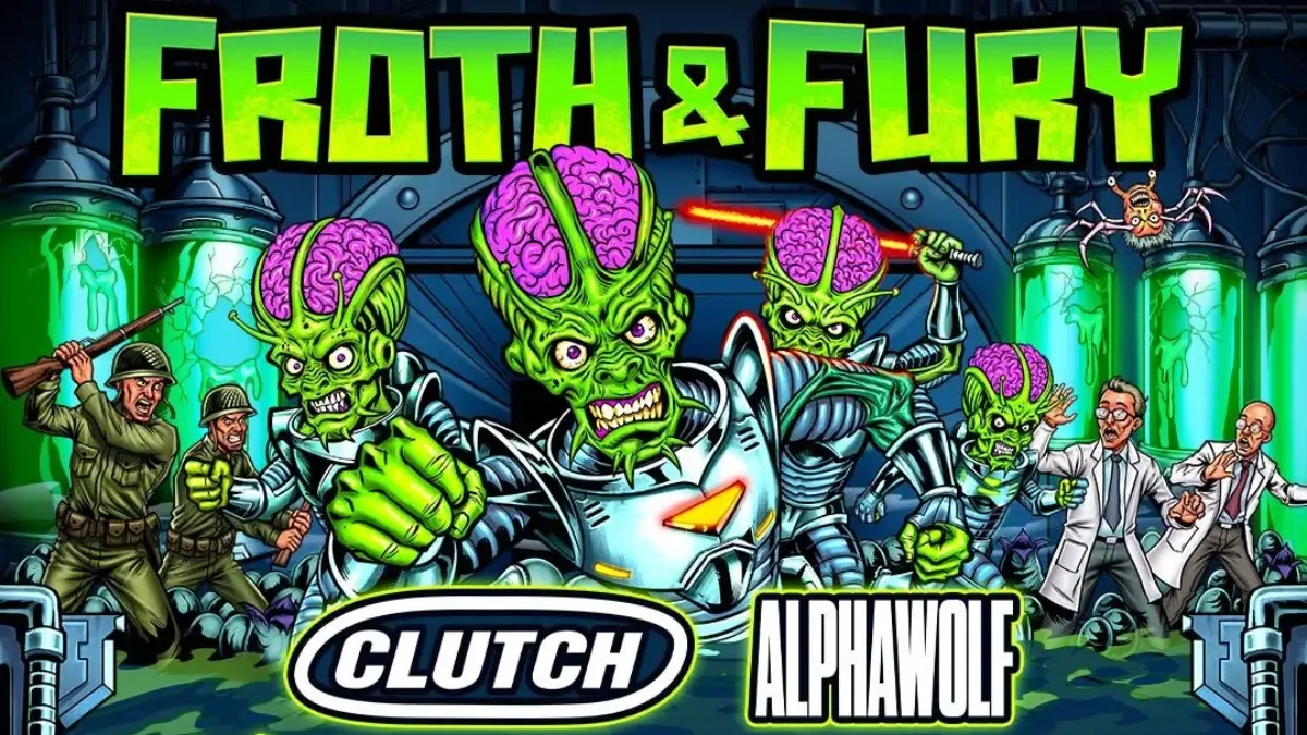 Clutch, Alpha Wolf, Paleface Swiss, Carpenter Brut, Etc. Booked For 2027 'Froth & Fury' Festival