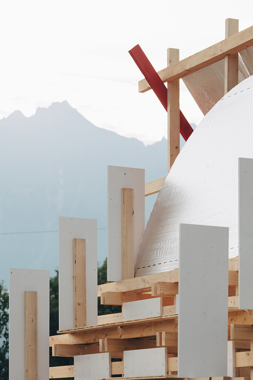 a terraced timber pavilion explores circular construction for austria's gabonsa music festival - 6