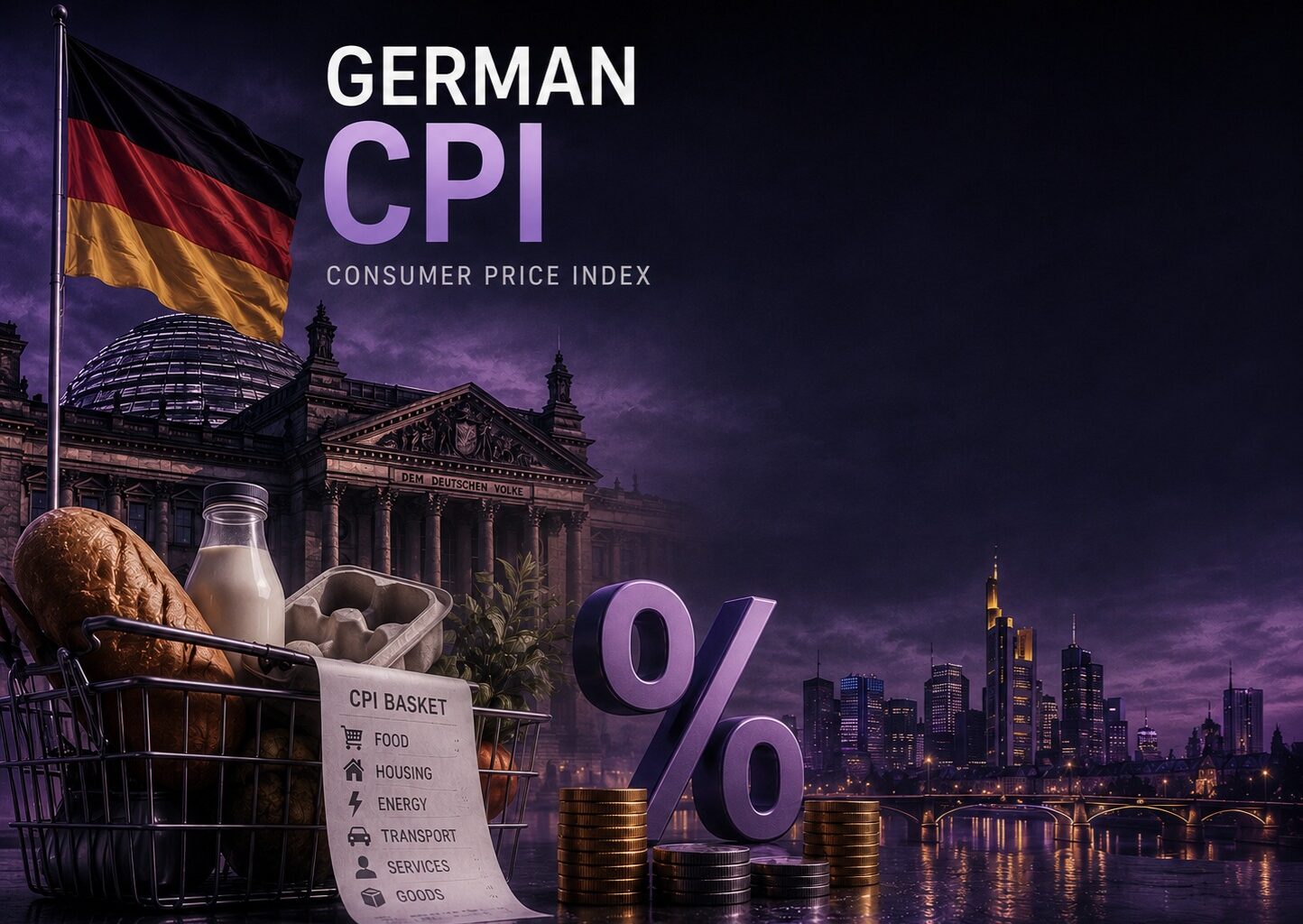 Germany July preliminary CPI +2.8% vs +2.7% y/y expected