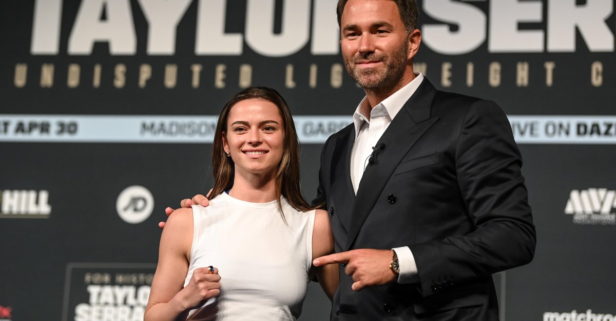 Eddie Hearn talks partnership with MVP for women’s boxing