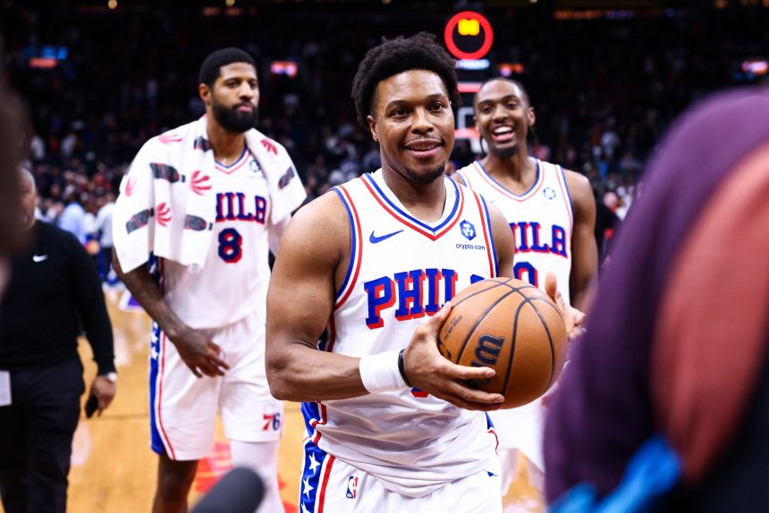 Lowry during his time with the Philadelphia 76ers.
