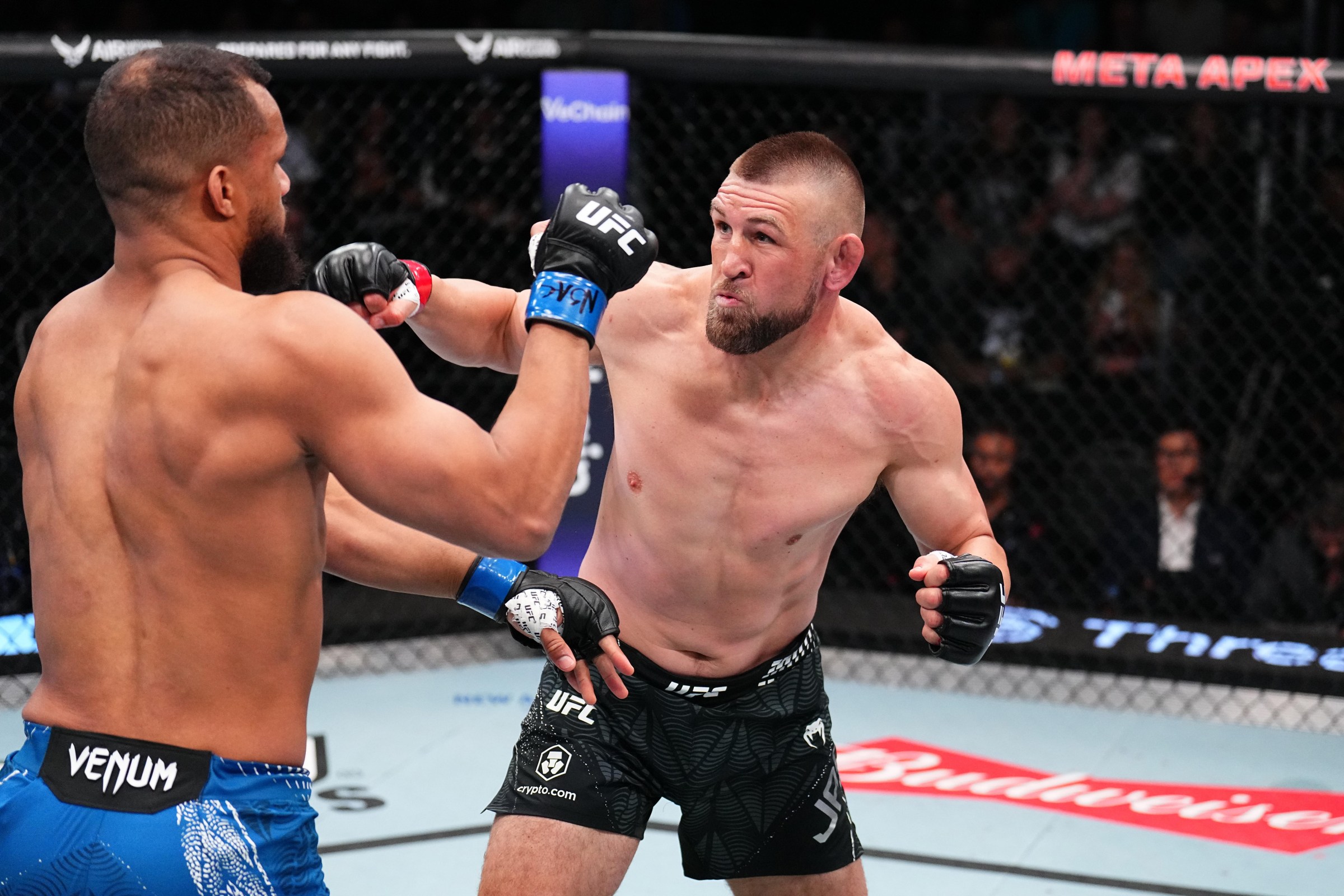 Dustin Jacoby is only on the “Prelims” at UFC Abu Dhabi.