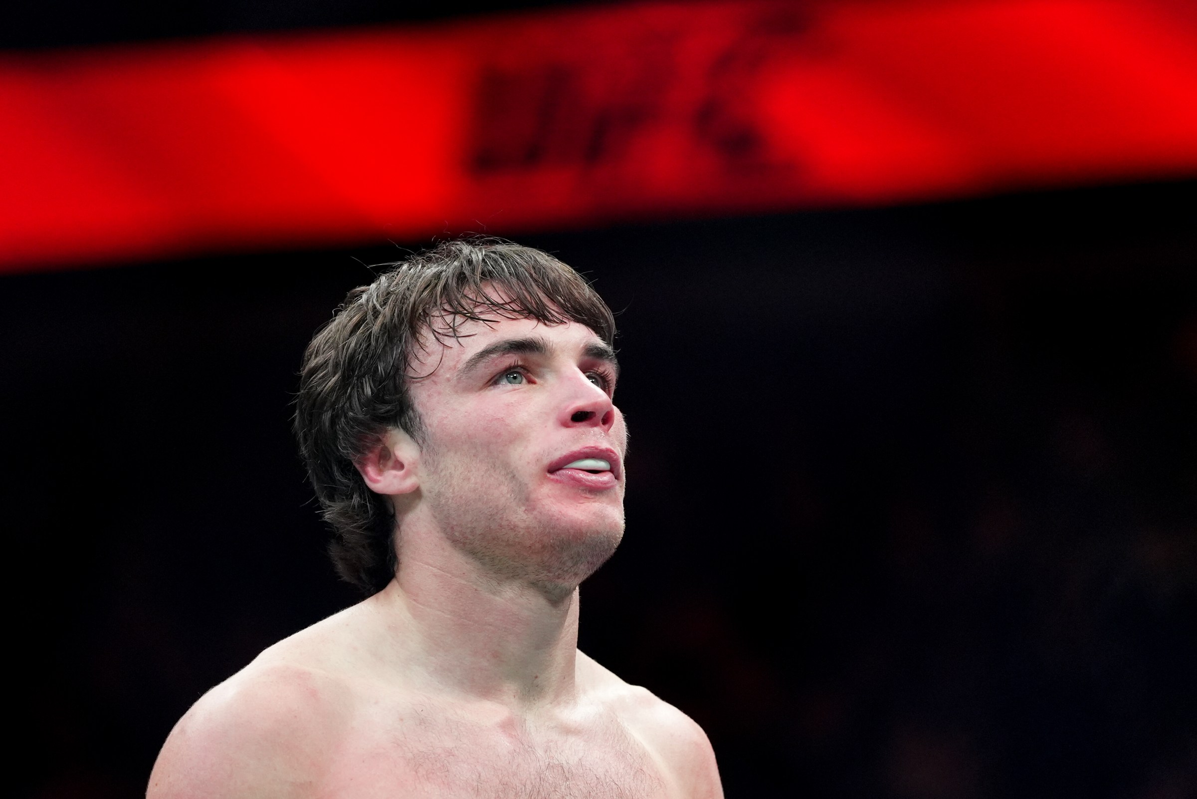 Luke Riley accompanies Paddy Pimblett at UFC 329.