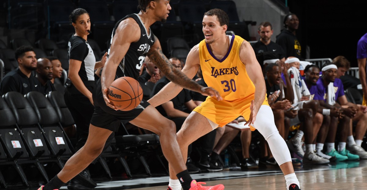 The Lakers best perimeter defender might be on a two-way contract