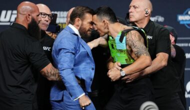 What time will Conor McGregor fight tonight at UFC 329?
