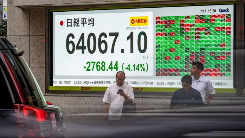 Nasdaq drops 1% after China’s latest AI breakthrough rattles tech stocks