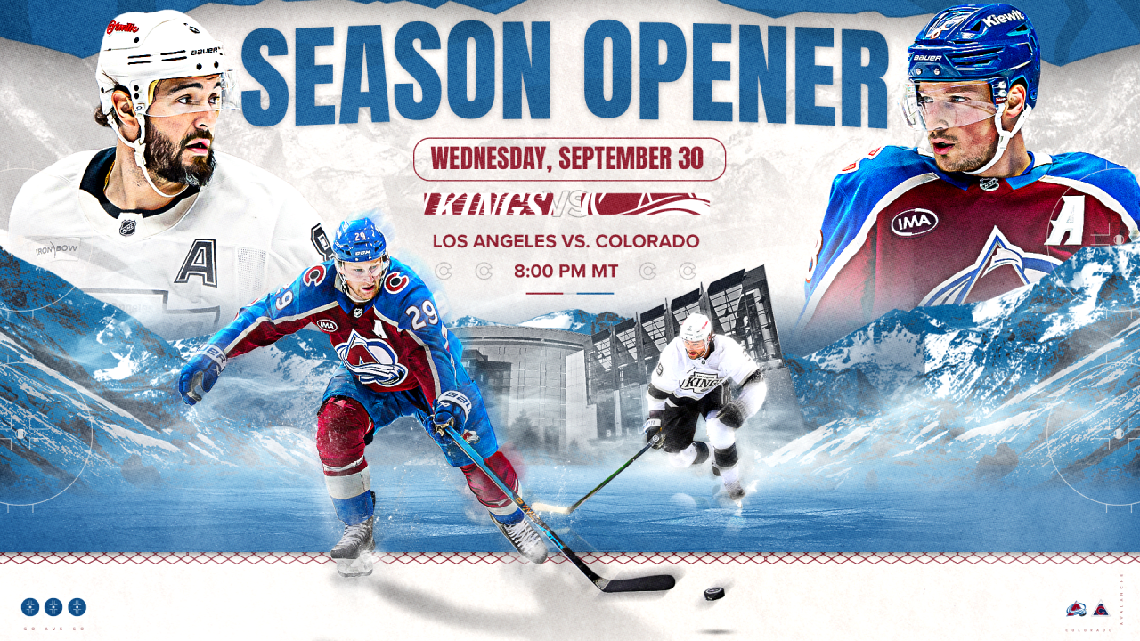 Avalanche Announces Season Opener vs. Los Angeles Kings