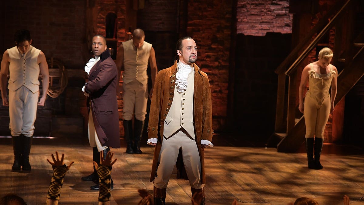 Lin-Manuel Miranda as Alexander Hamilton on Broadway