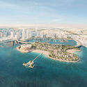 Aerial view of Al Maha Island, 2026. Render . Image Courtesy of Herzog & de Meuron Herzog & de Meuron Unveils New Images of Lusail Museum on Qatar's Al Maha Island - Image 2 of 7