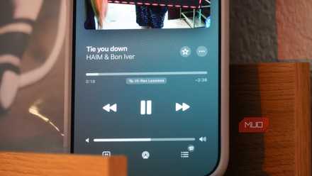 The Hi-Res Lossless badge on Apple Music.