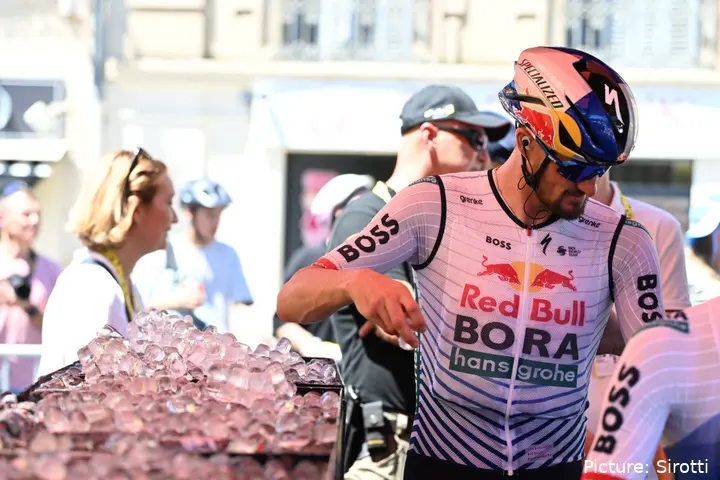 High temperatures are affecting the Tour de France