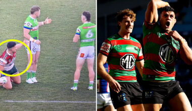 Footage comes to light after South Sydney star cops ban from NRL over act that was missed