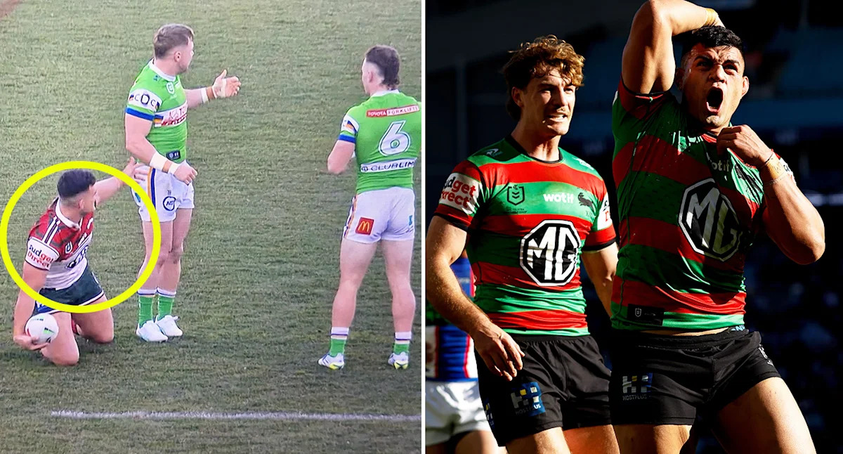 Footage comes to light after South Sydney star cops ban from NRL over act that was missed