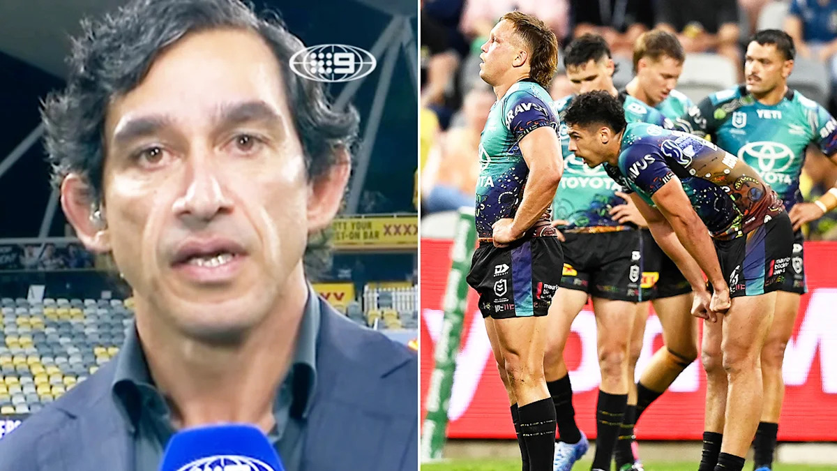Johnathan Thurston's emotional plea after Cowboys thrashing as NRL fans all say the same thing