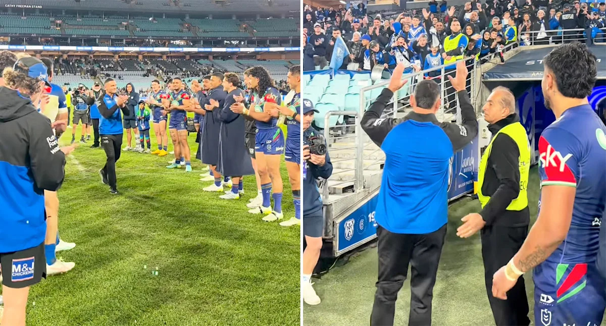 Emotional scenes after NRL star announces immediate retirement after 10-year career