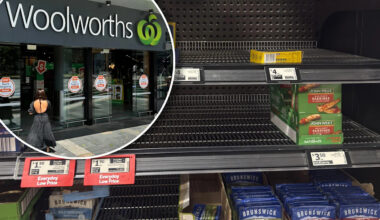 Aussie supermarket shelves stripped bare as 'concerning' trend emerges: 'We need more'