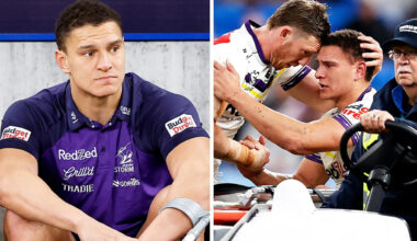 NRL world rallies around Will Warbrick after sad update as 73-game Storm career ends in tears