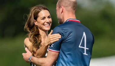 Kate Middleton and Prince William Kiss and Hold Hands in Rare Loved-Up Display at Polo Outing